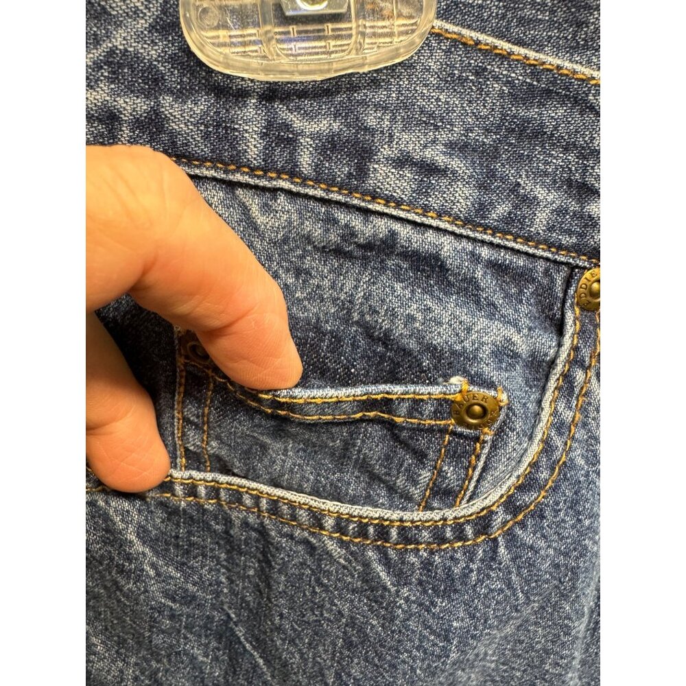 Eddie Bauer Womens Blue Denim Jeans Size 10 Mid-Rise Straight-Leg 100% Cotton - Picture 3 of 10